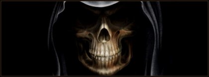 Halloween Smiling Skull Facebook Covers